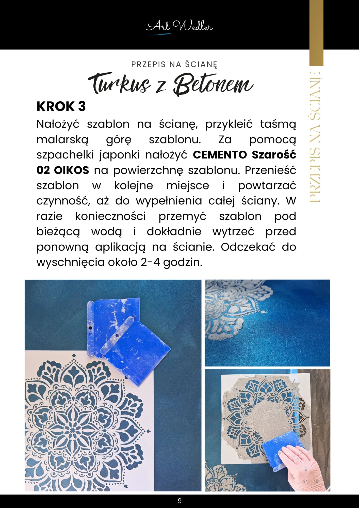Przepis na Ścianę Turkus z Betonem – Poradnik krok po kroku 4